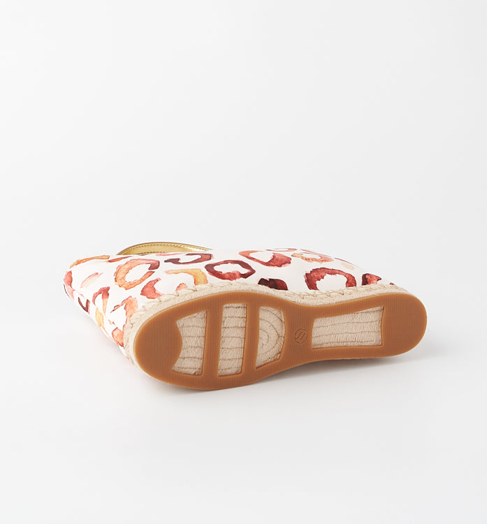 The Rosa Nylon Mini Tote - Beige Abstract