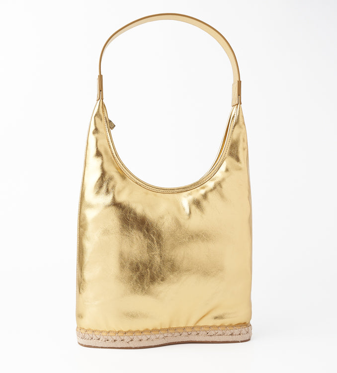 The Elizabeth Hobo - Gold Crinkle
