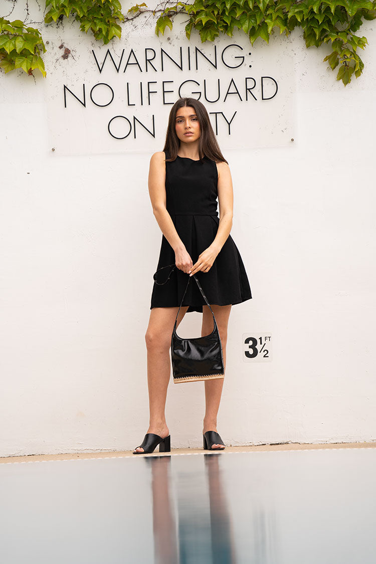 The Danica Grommet Mini Hobo - Onyx